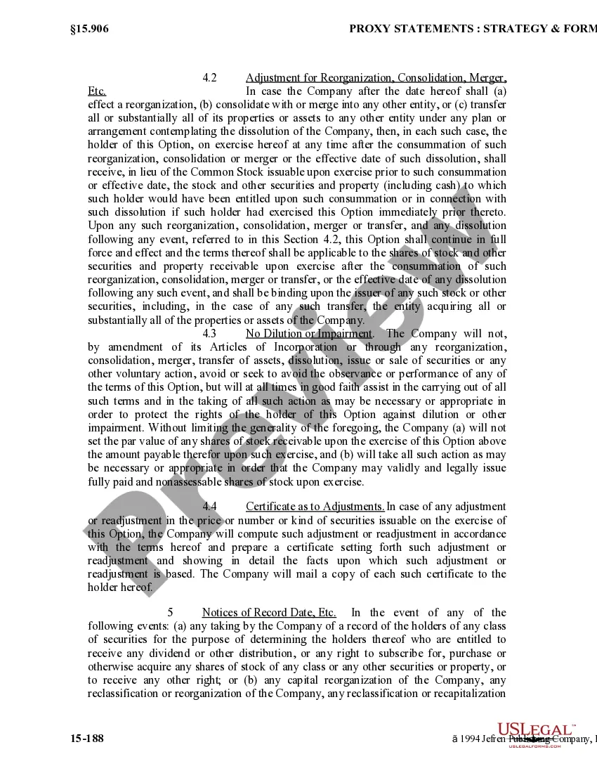 Get Stock Option Agreement of Key Tronic Corporation Preview Stock Option Agreement of Key Tronic Corporation