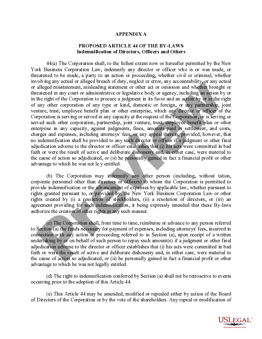 Get Proposal to amend certificate of incorporation with copy of proposed article of bylaws Preview Proposal to amend certificate of incorporation with copy of proposed article of bylaws