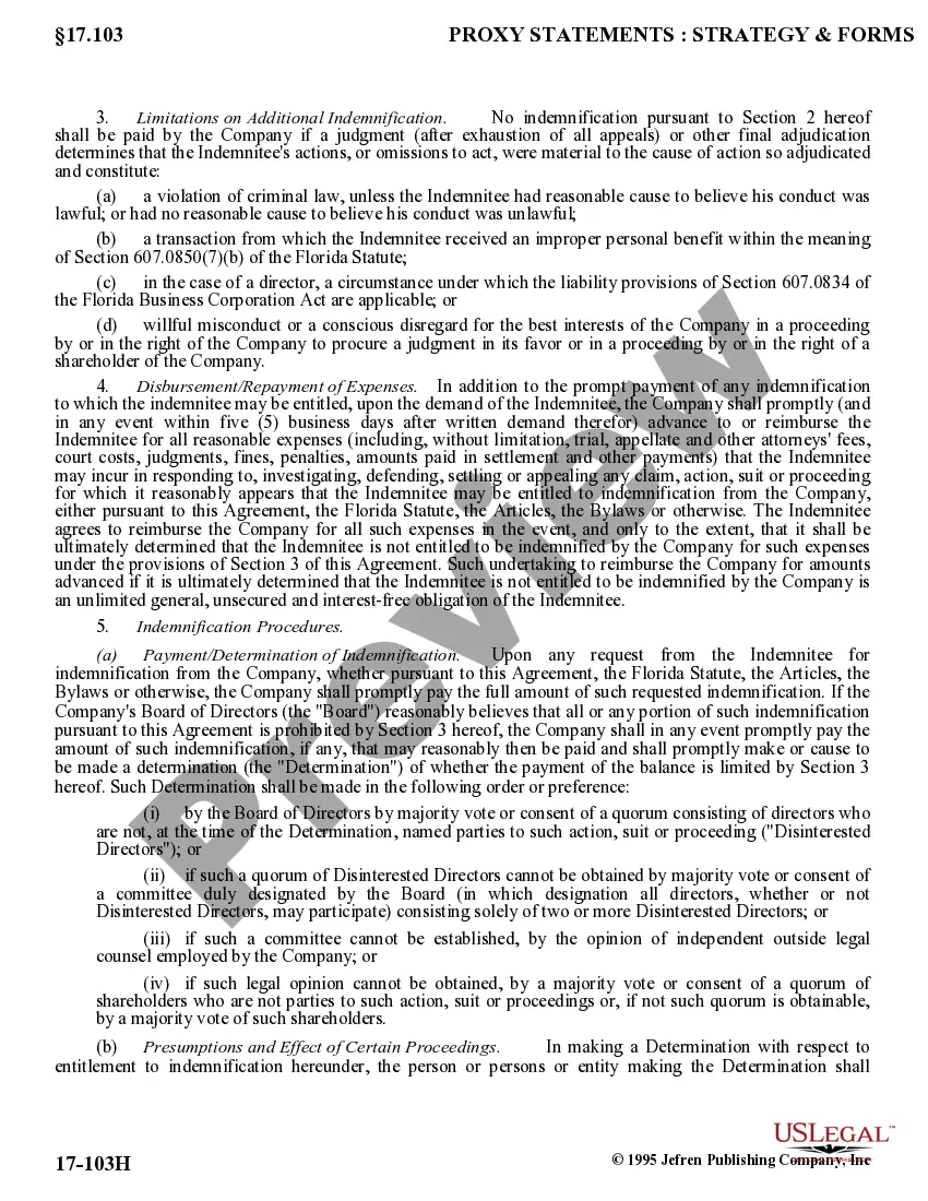 Get Form Indemnification Agreement by Holiday RV Superstores Preview Form Indemnification Agreement by Holiday RV Superstores