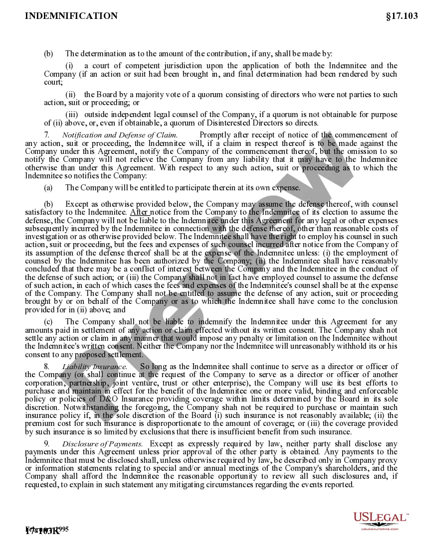 Get Form Indemnification Agreement by Holiday RV Superstores Preview Form Indemnification Agreement by Holiday RV Superstores