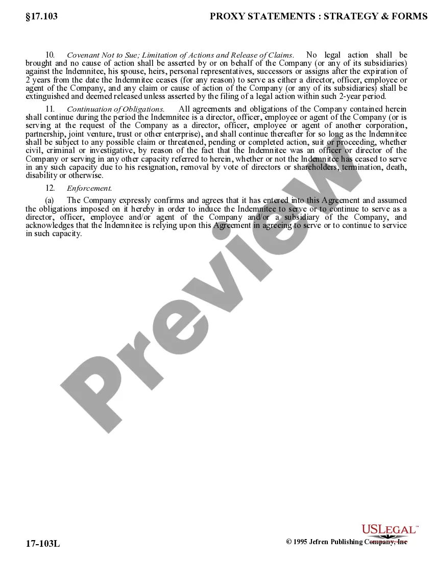 Get Form Indemnification Agreement by Holiday RV Superstores Preview Form Indemnification Agreement by Holiday RV Superstores
