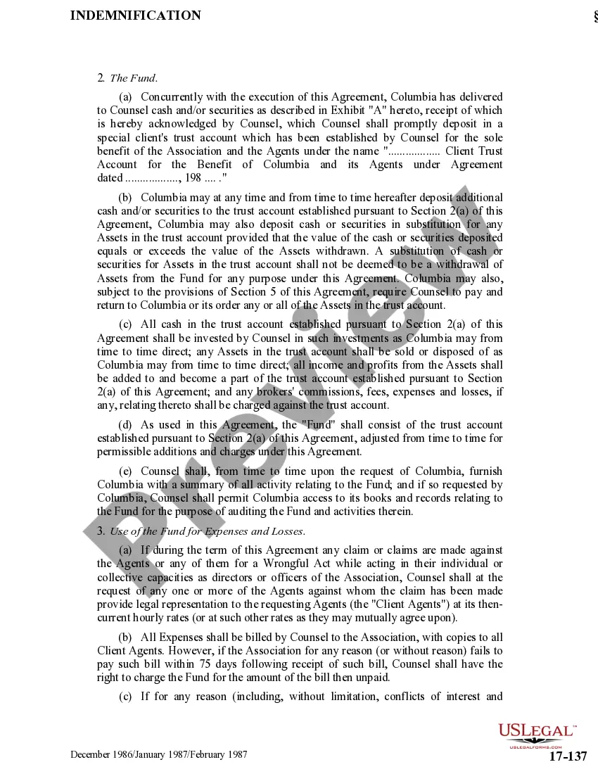 Get Ratification and approval of directors and officers insurance indemnity fund with copy of agreement Preview Ratification and approval of directors and officers insurance indemnity fund with copy of agreement