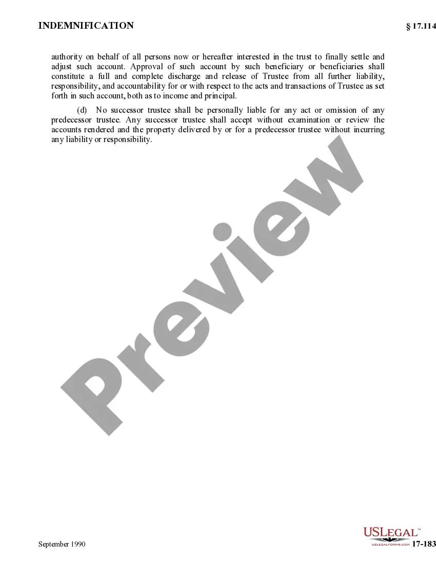 Get Trust Agreement between Insituform Southeast Corp. and Trustee Preview Trust Agreement between Insituform Southeast Corp. and Trustee