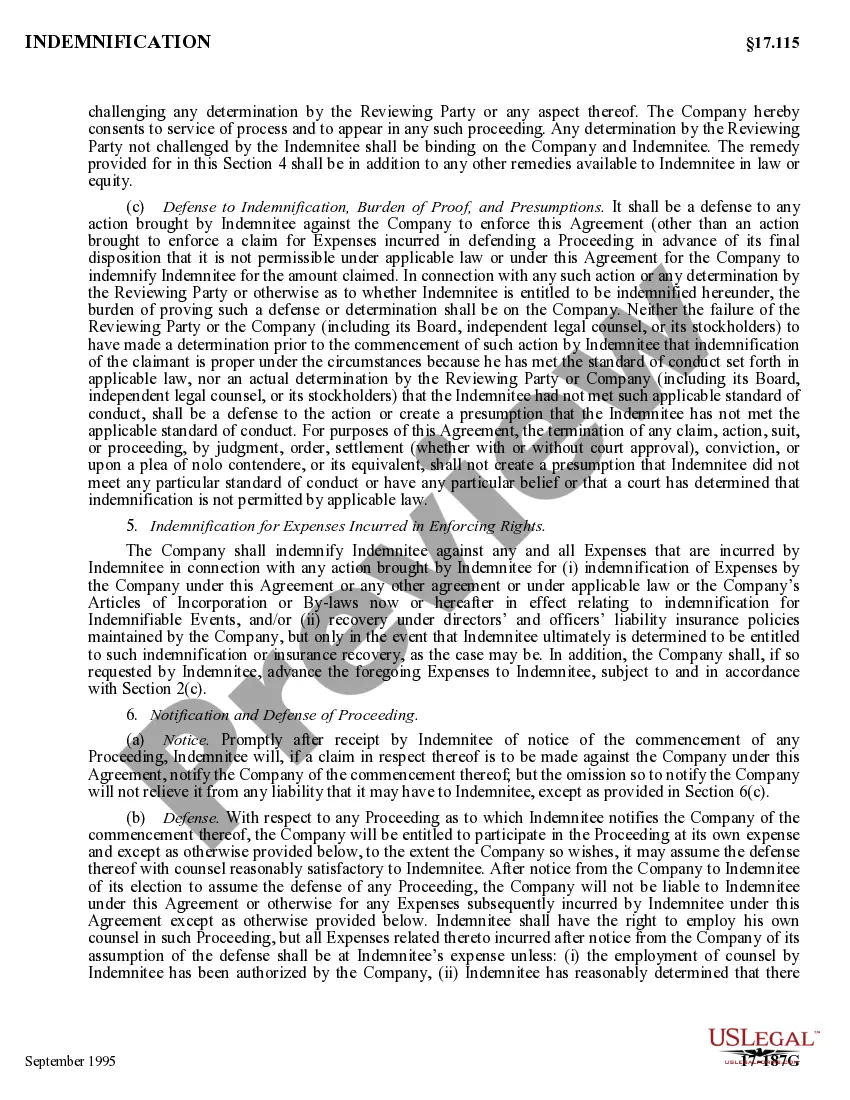 Get Indemnification Agreement by Witco Corporation Preview Indemnification Agreement by Witco Corporation