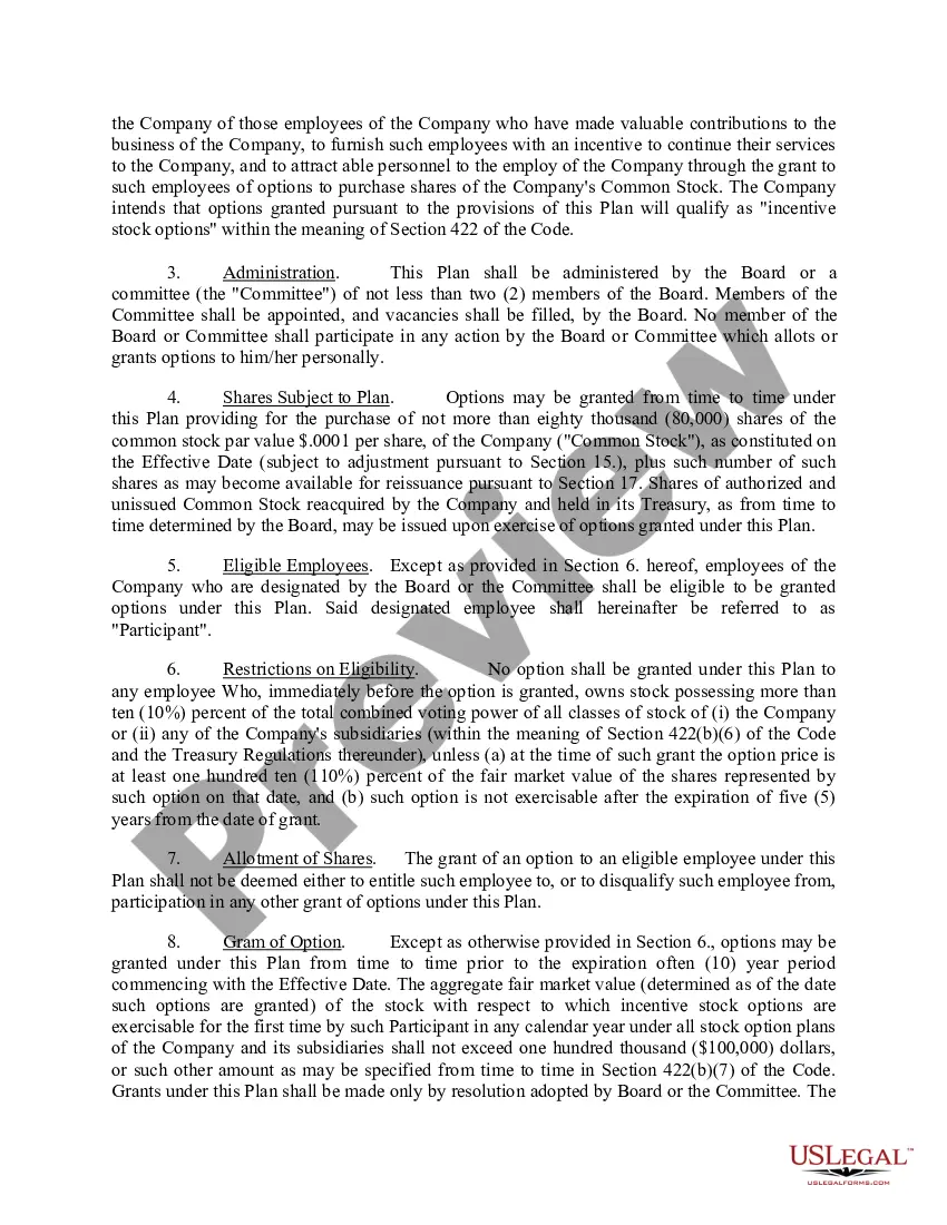 Get Stock Option Plan to approve Incentive Stock Option Plan of Pacific Animated Imaging Corp. Preview Stock Option Plan to approve Incentive Stock Option Plan of Pacific Animated Imaging Corp.