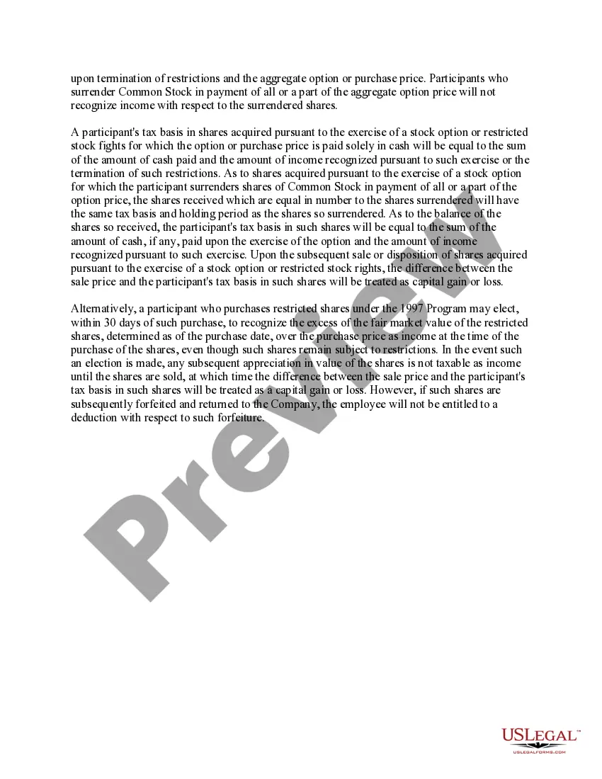 Get Approval of director stock program Preview Approval of director stock program