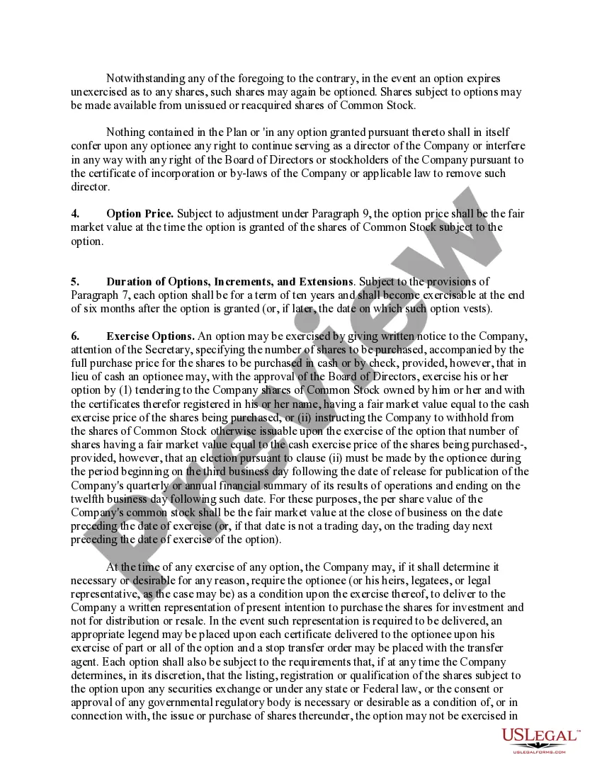 Get Nonemployee Directors Stock Option Plan of National Surgery Centers, Inc. Preview Nonemployee Directors Stock Option Plan of National Surgery Centers, Inc.