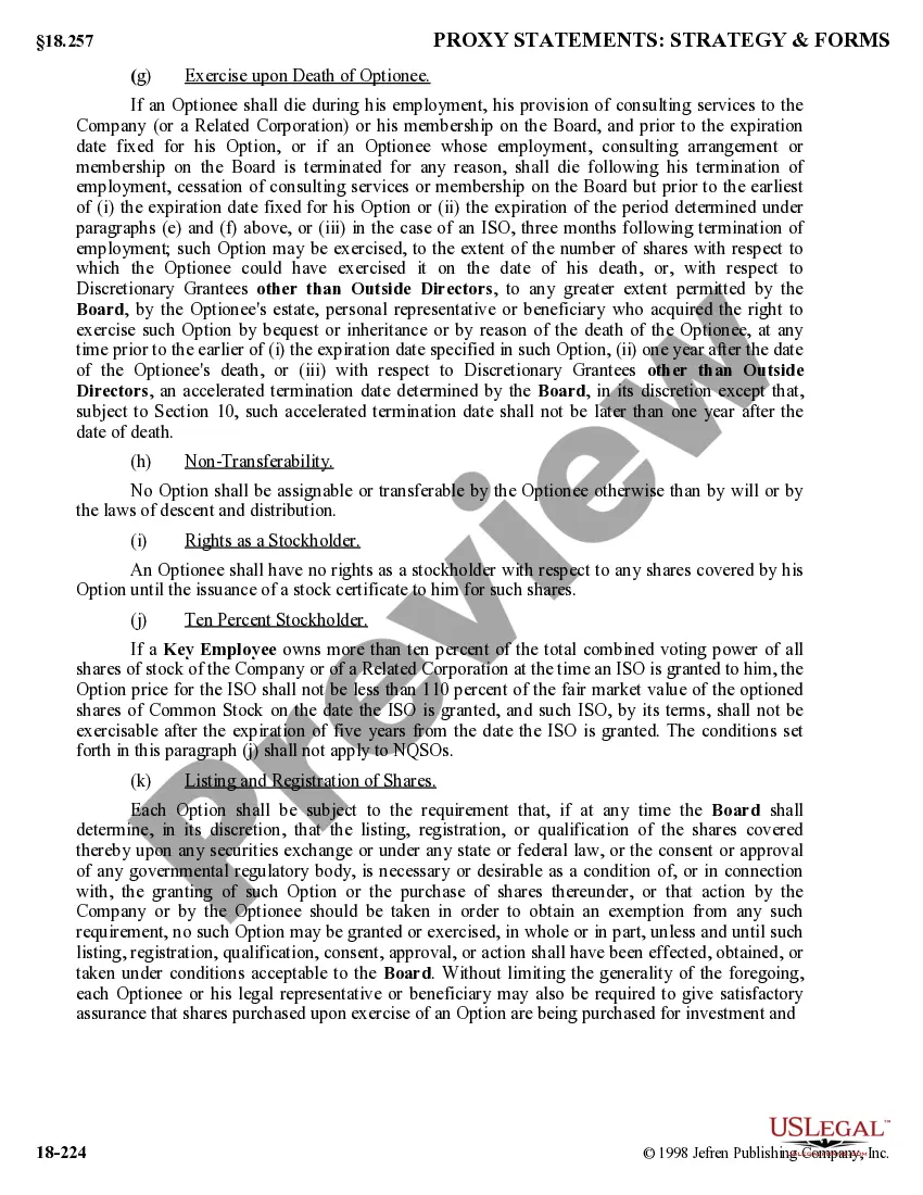 Get Nonemployee Directors Nonqualified Stock Option Plan of Cucos, Inc. Preview Nonemployee Directors Nonqualified Stock Option Plan of Cucos, Inc.