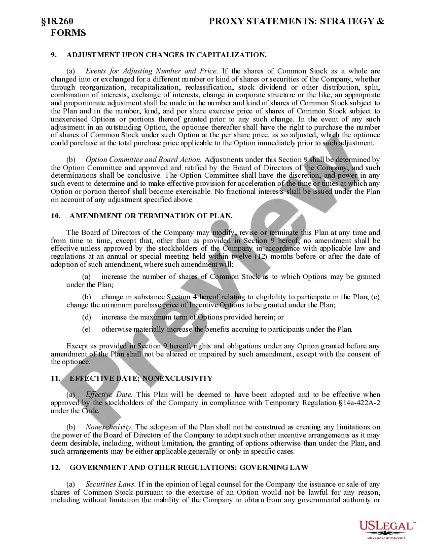 Get Stock Option Plan - Permits Optionees to Transfer Stock Options to Family Members or Other Persons for Estate Planning Purposes Preview Stock Option Plan - Permits Optionees to Transfer Stock Options to Family Members or Other Persons for Estate Planning Purposes