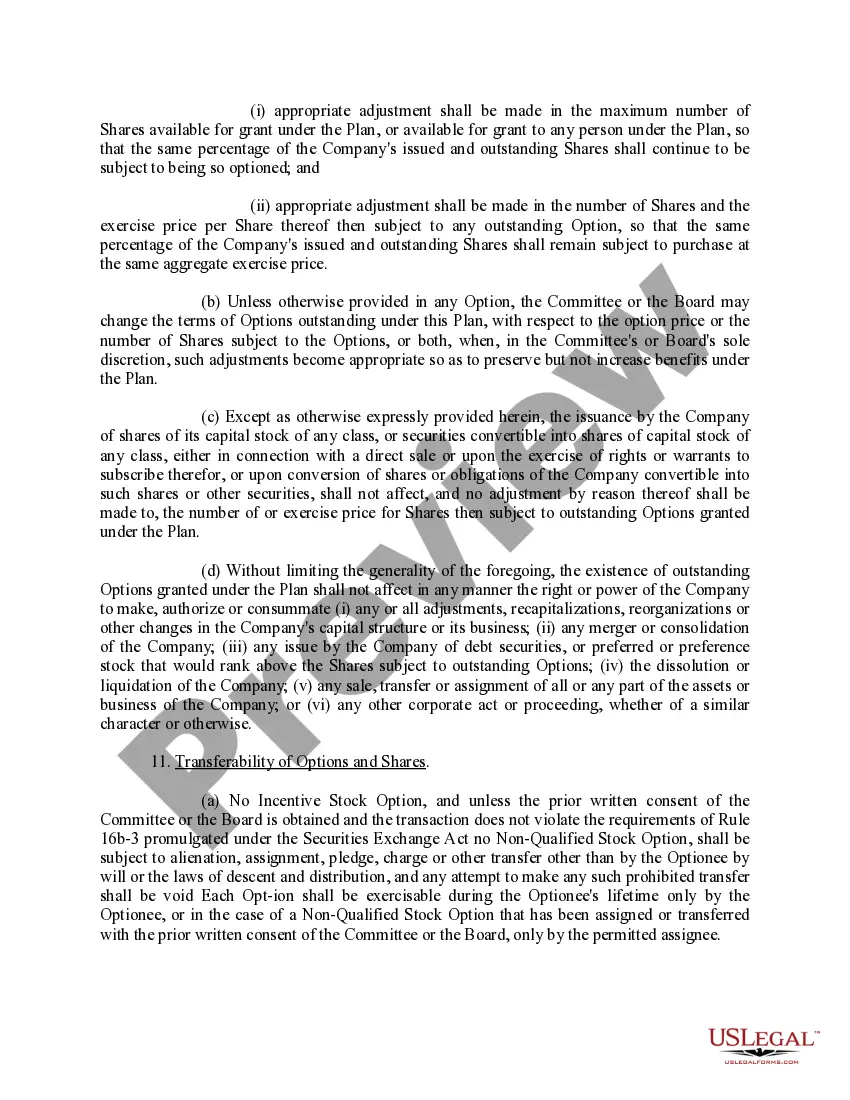 Get Amended and Restated Stock Option Plan of L. Luria and Son, Inc. Preview Amended and Restated Stock Option Plan of L. Luria and Son, Inc.