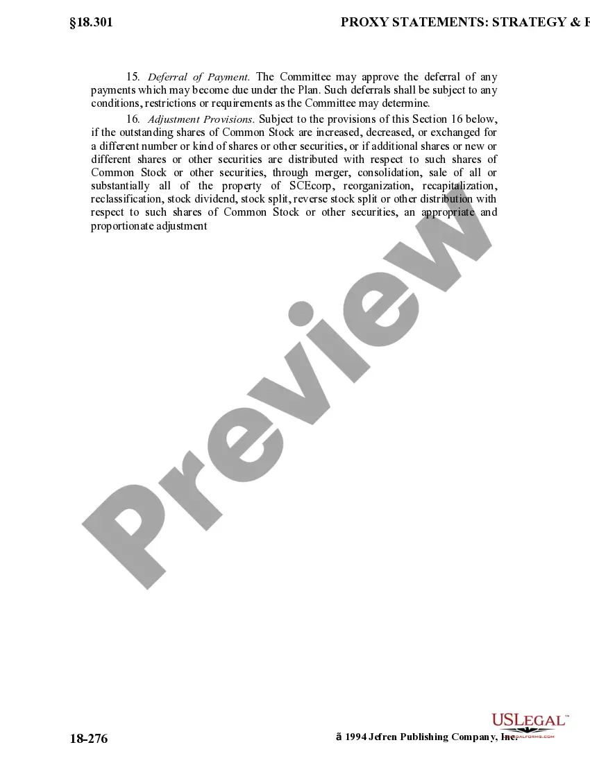 Get Management Long Term Incentive Compensation Plan of of SCEcorp Preview Management Long Term Incentive Compensation Plan of of SCEcorp