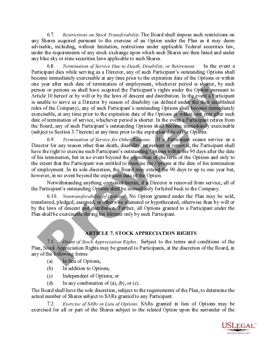 Preview Nonemployee Directors Stock Plan of Jacor Communications, Inc.