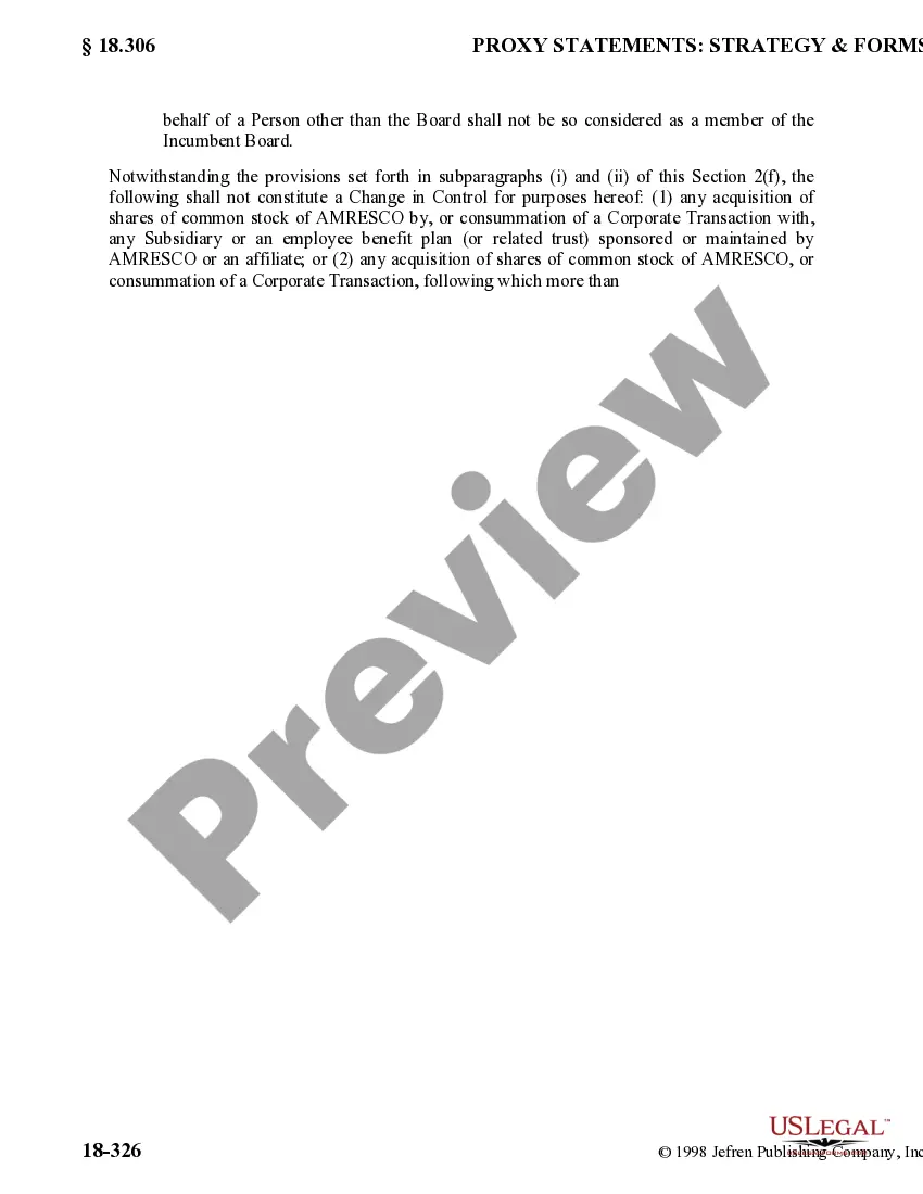 Get Stock Option and Award Plan of Amresco, Inc. Preview Stock Option and Award Plan of Amresco, Inc.
