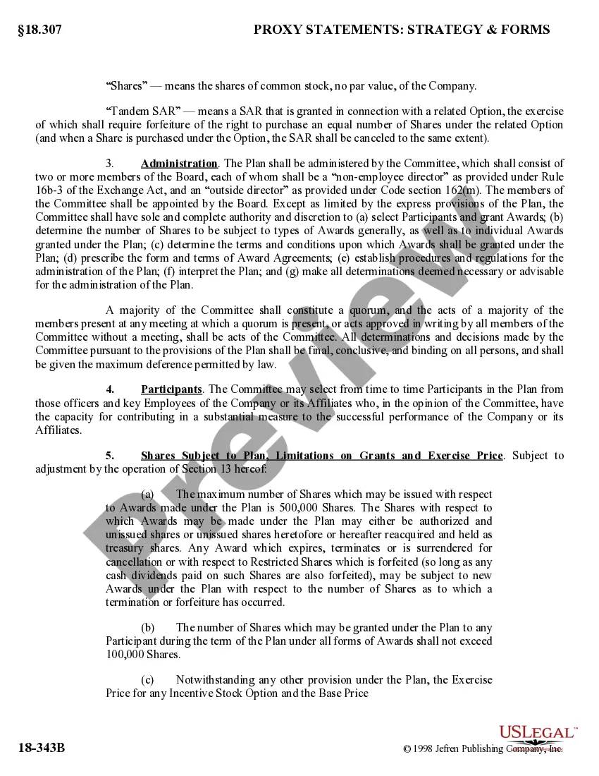 Preview Stock Option and Incentive Plan of Hurco Companies, Inc.