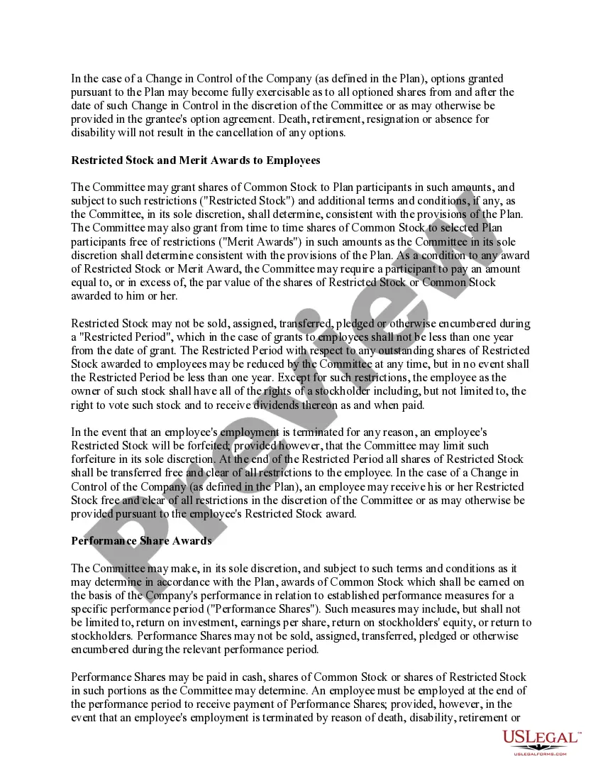 Preview Approval of Ambase Corporation's Stock Incentive Plan