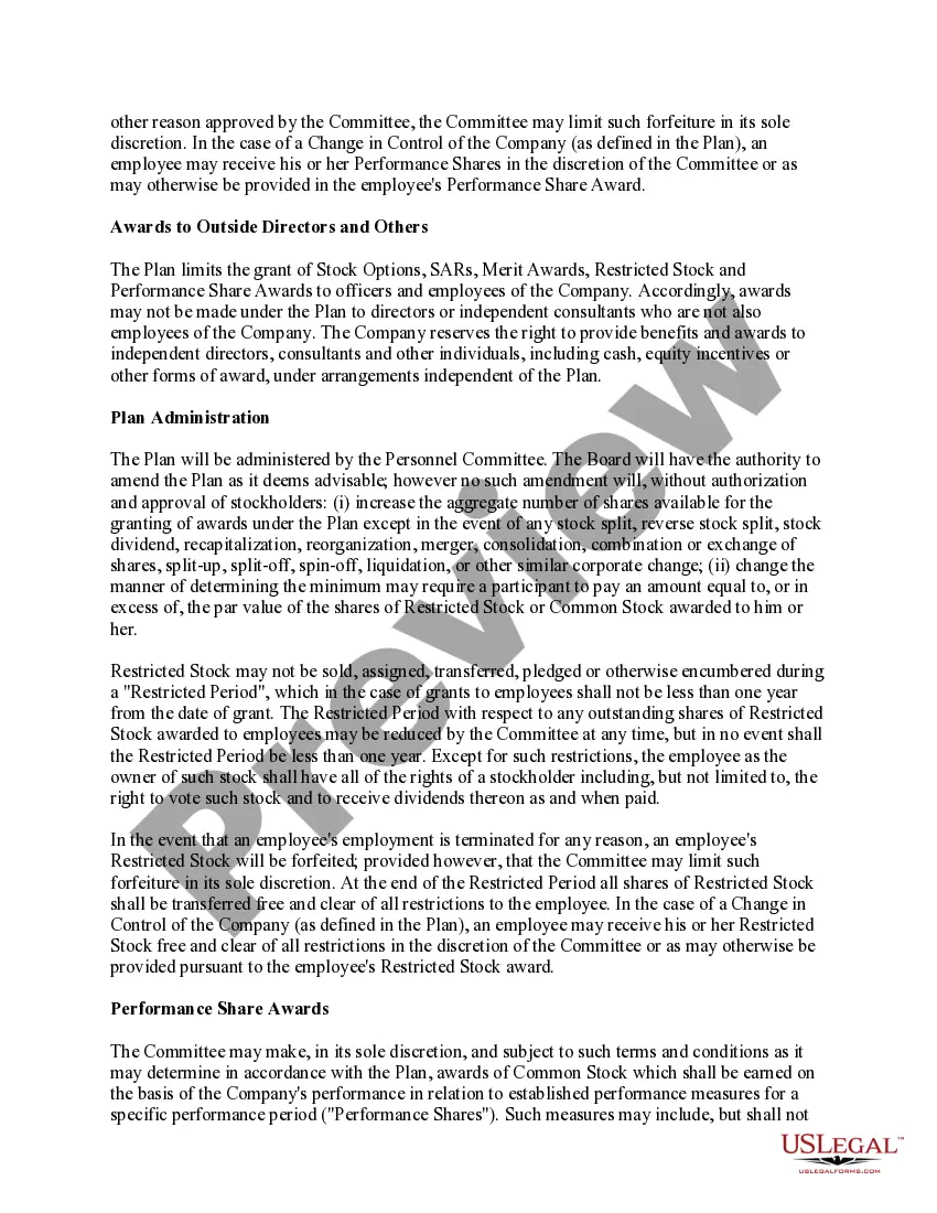 Preview Approval of Ambase Corporation's Stock Incentive Plan