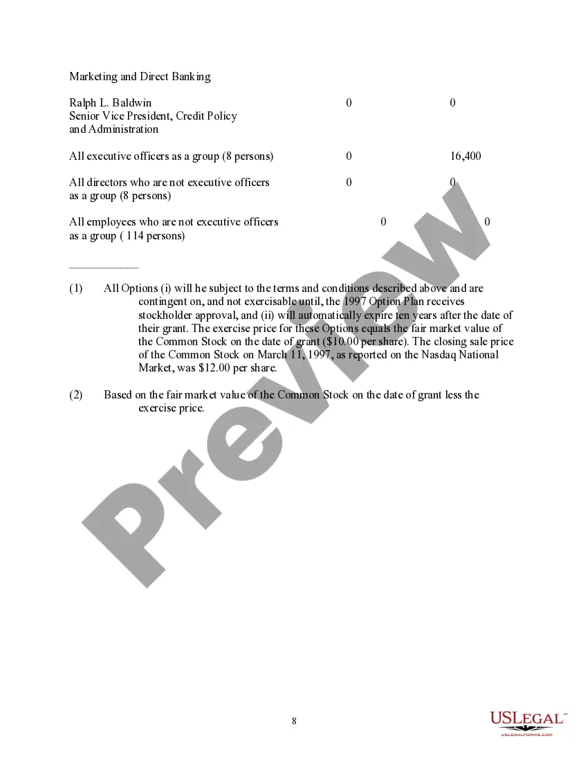 Get Adoption of Stock Option Plan of WSFS Financial Corporation Preview Adoption of Stock Option Plan of WSFS Financial Corporation