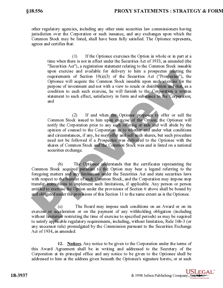 Get Performance Stock Option Award Agreement of Special Devices, Inc. Preview Performance Stock Option Award Agreement of Special Devices, Inc.