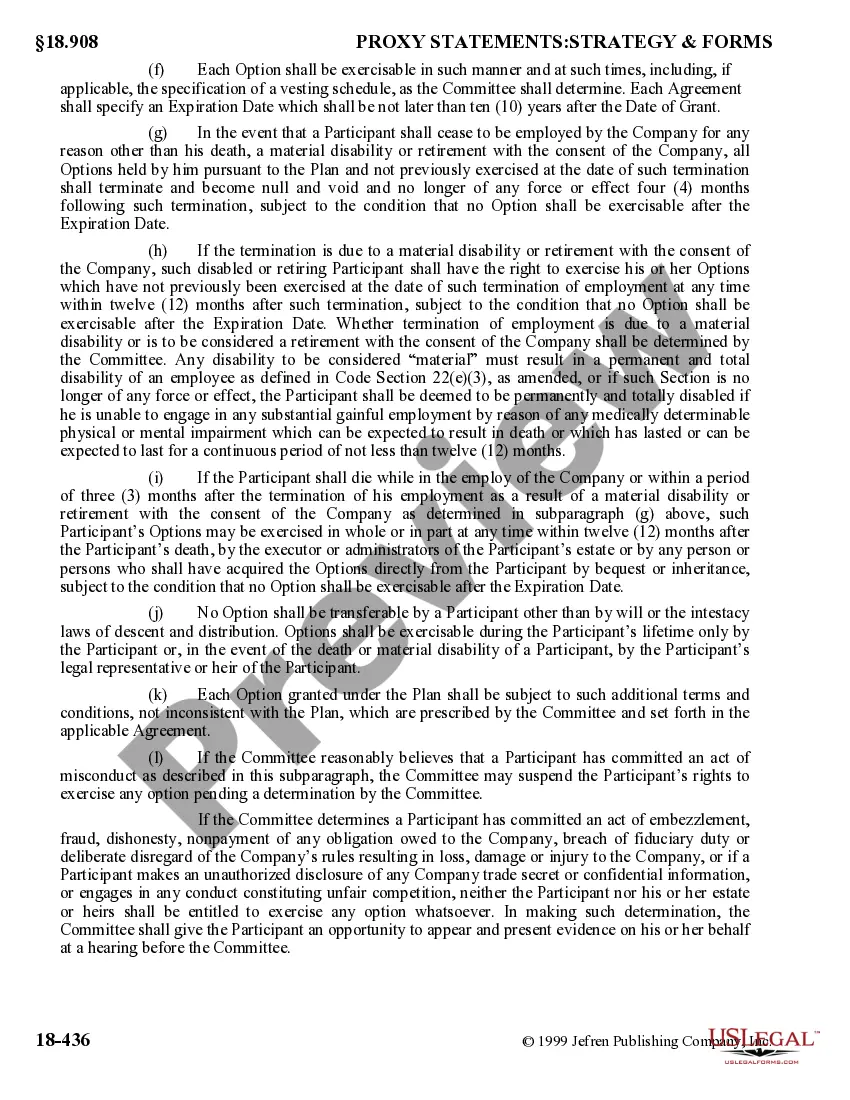 Preview Nonqualified Stock Option Plan of ASA Holdings, Inc.