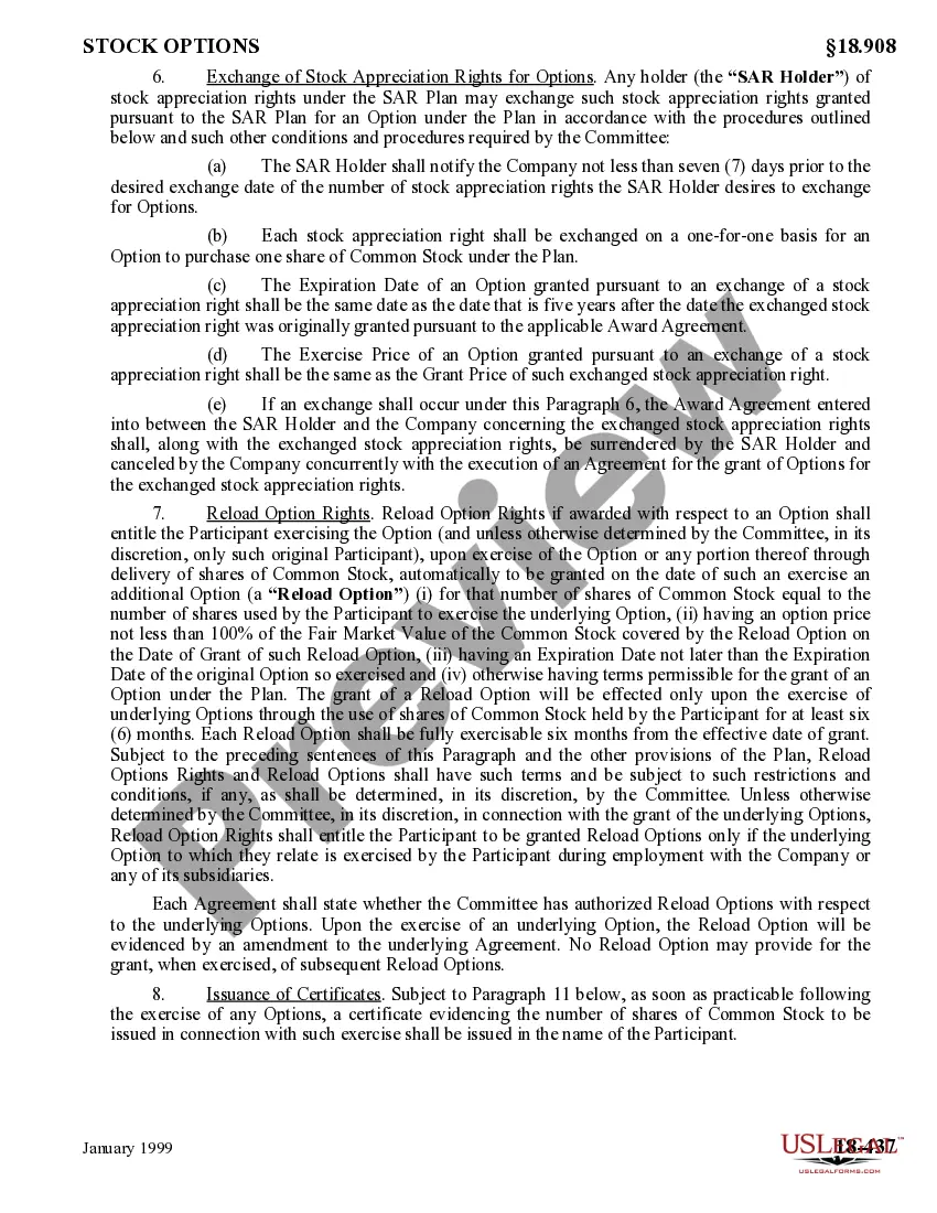 Preview Nonqualified Stock Option Plan of ASA Holdings, Inc.