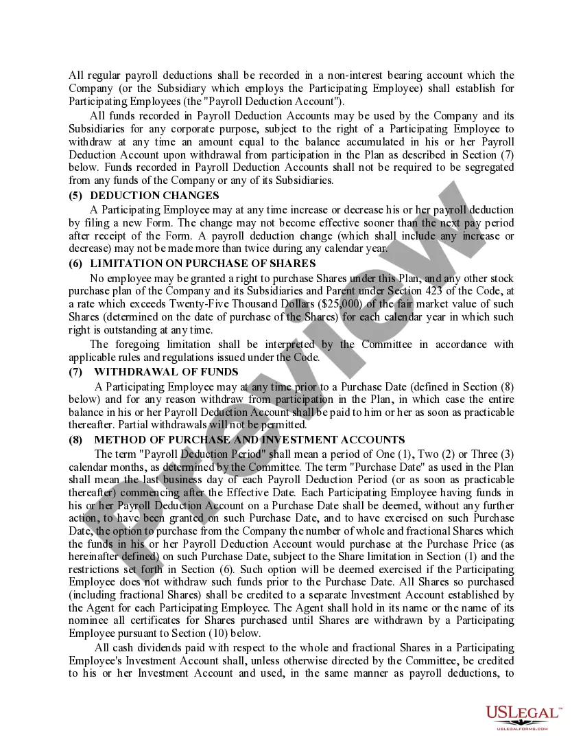 Preview Employee Stock Purchase Plan of American Annuity Group, Inc.