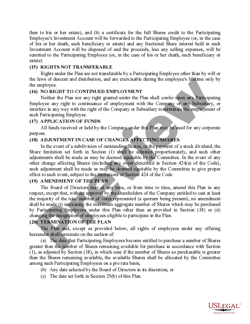 Preview Employee Stock Purchase Plan of American Annuity Group, Inc.