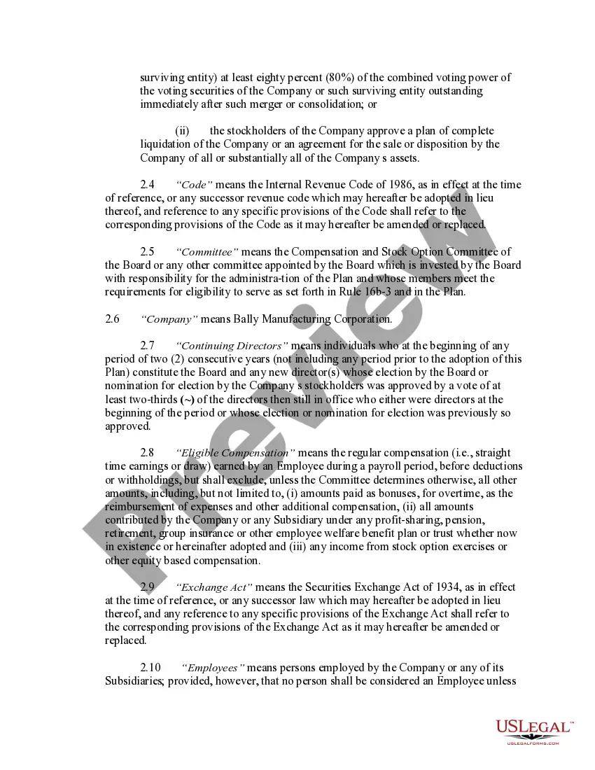 Preview Employee Stock Purchase Plan of Rally Manufacturing Corp.
