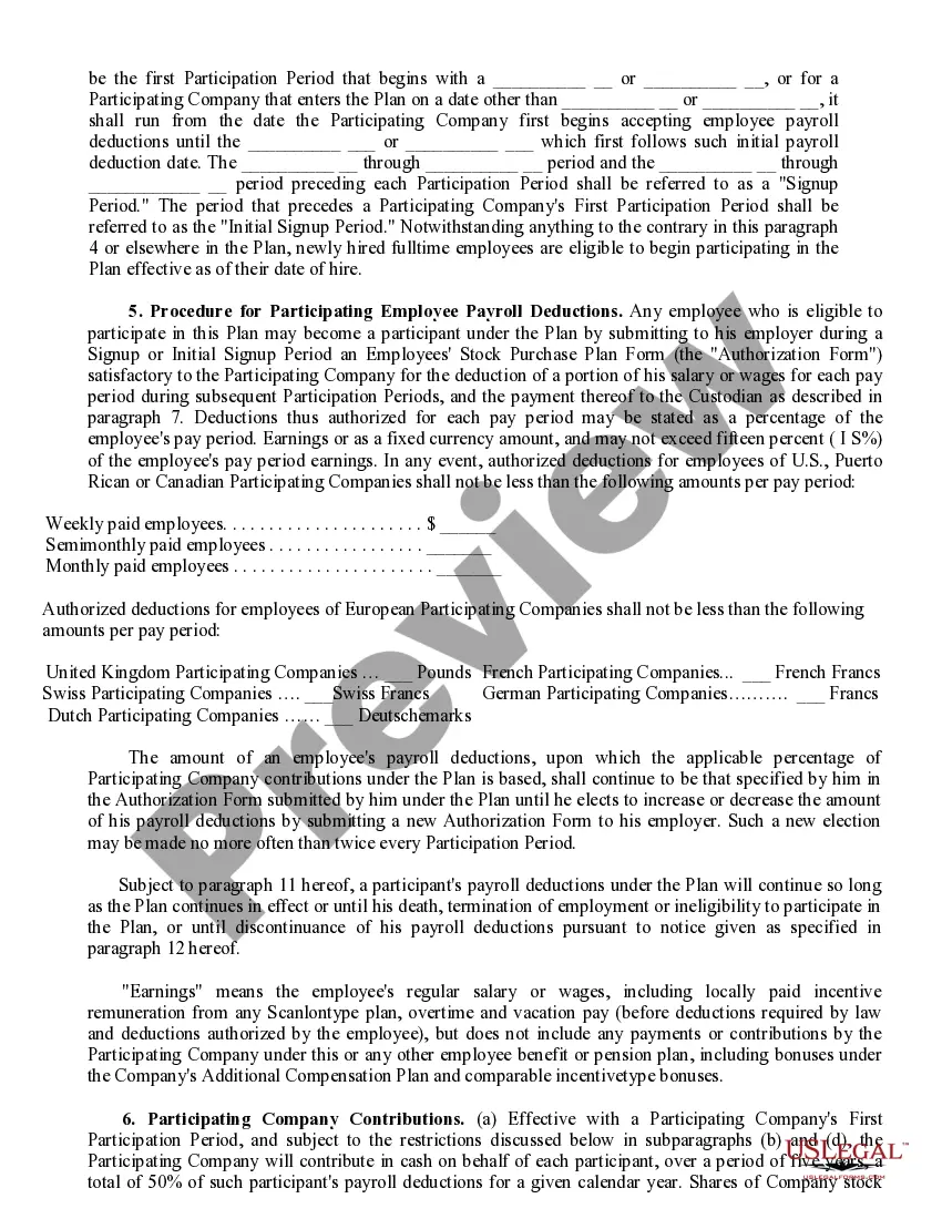 Get Amended and Restated Employee Stock Purchase Plan Preview Amended and Restated Employee Stock Purchase Plan