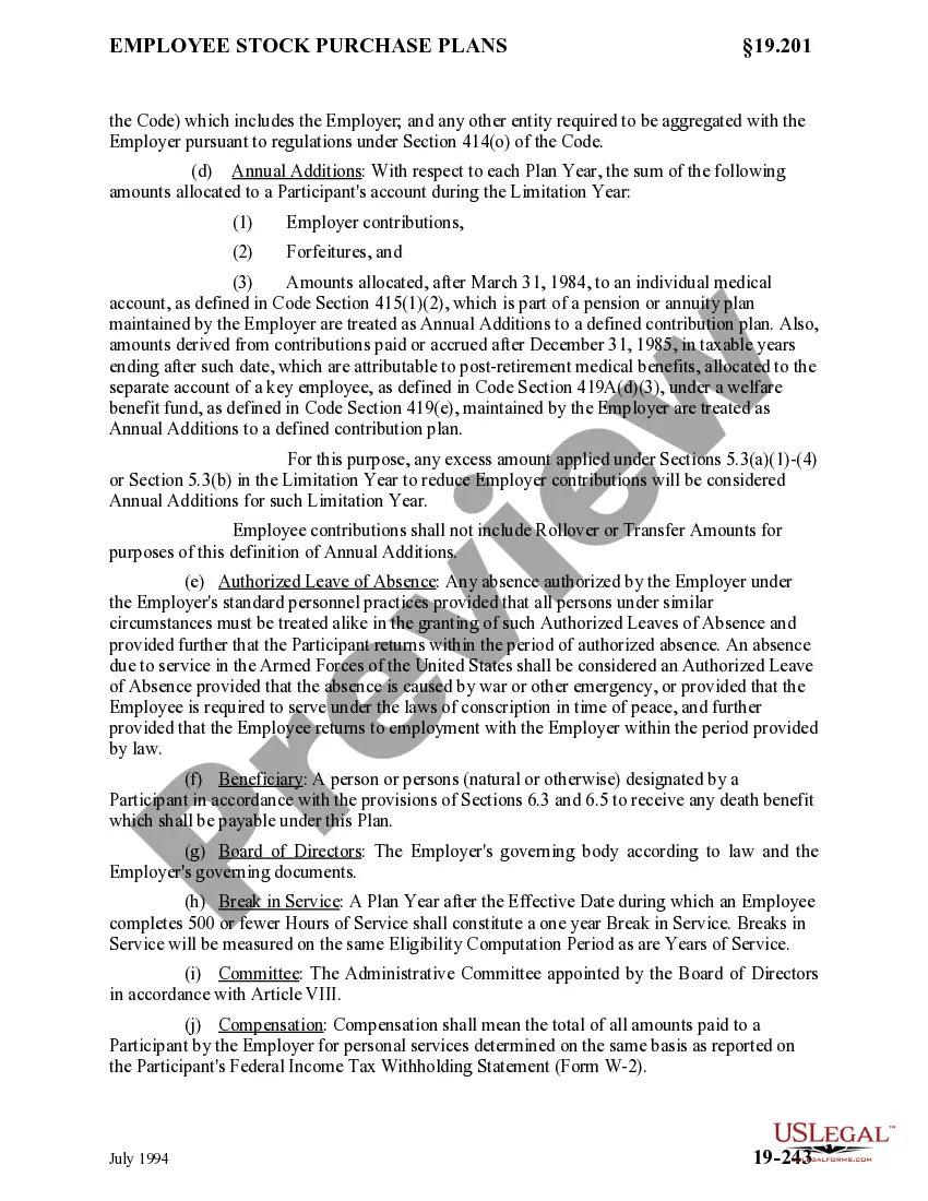 Preview Employee Stock Ownership Plan of Franklin Savings Bank - Detailed