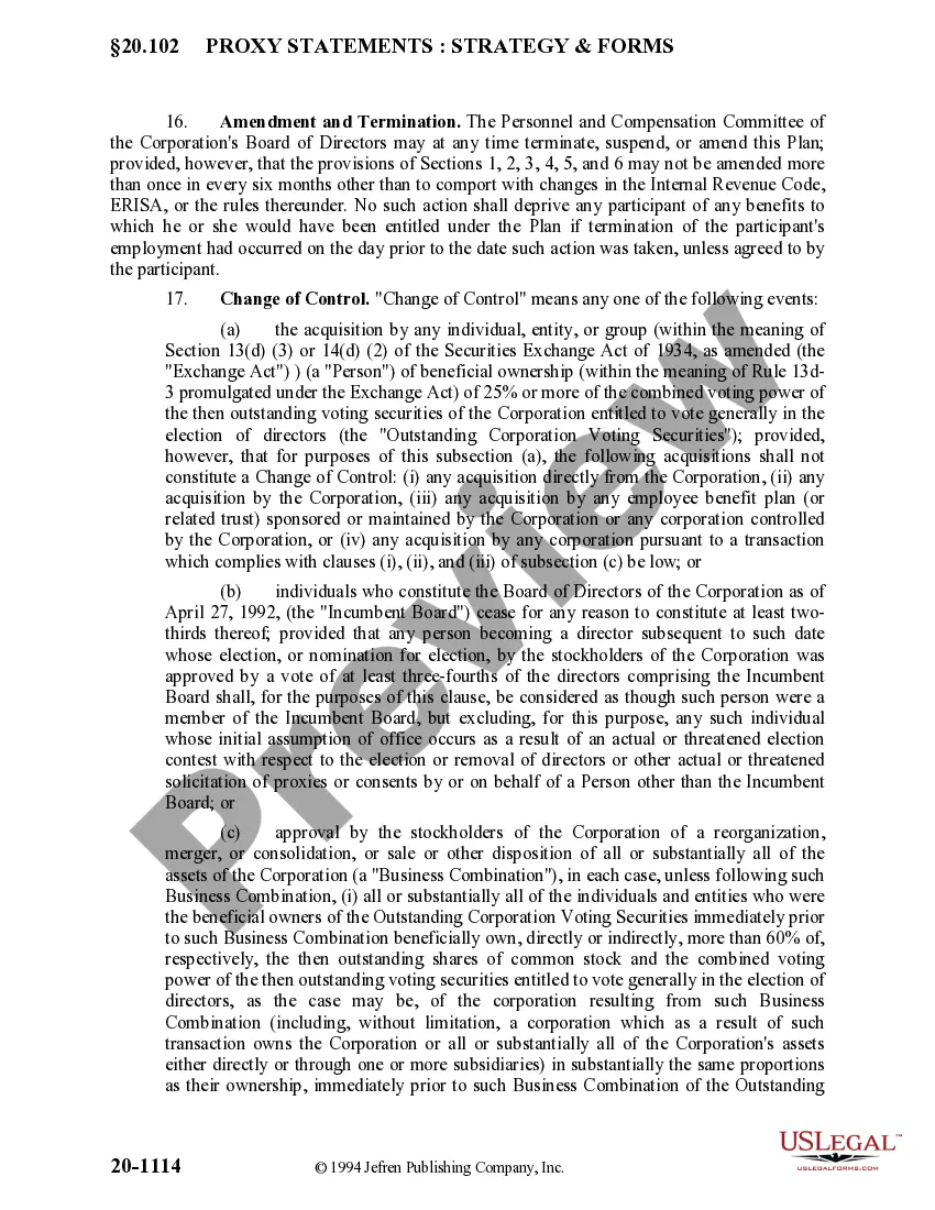 Preview Employees' Stock Deferral Plan for Norwest Corp.