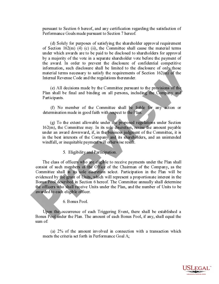 Preview Long Term Incentive Plan of Life Re Corp.