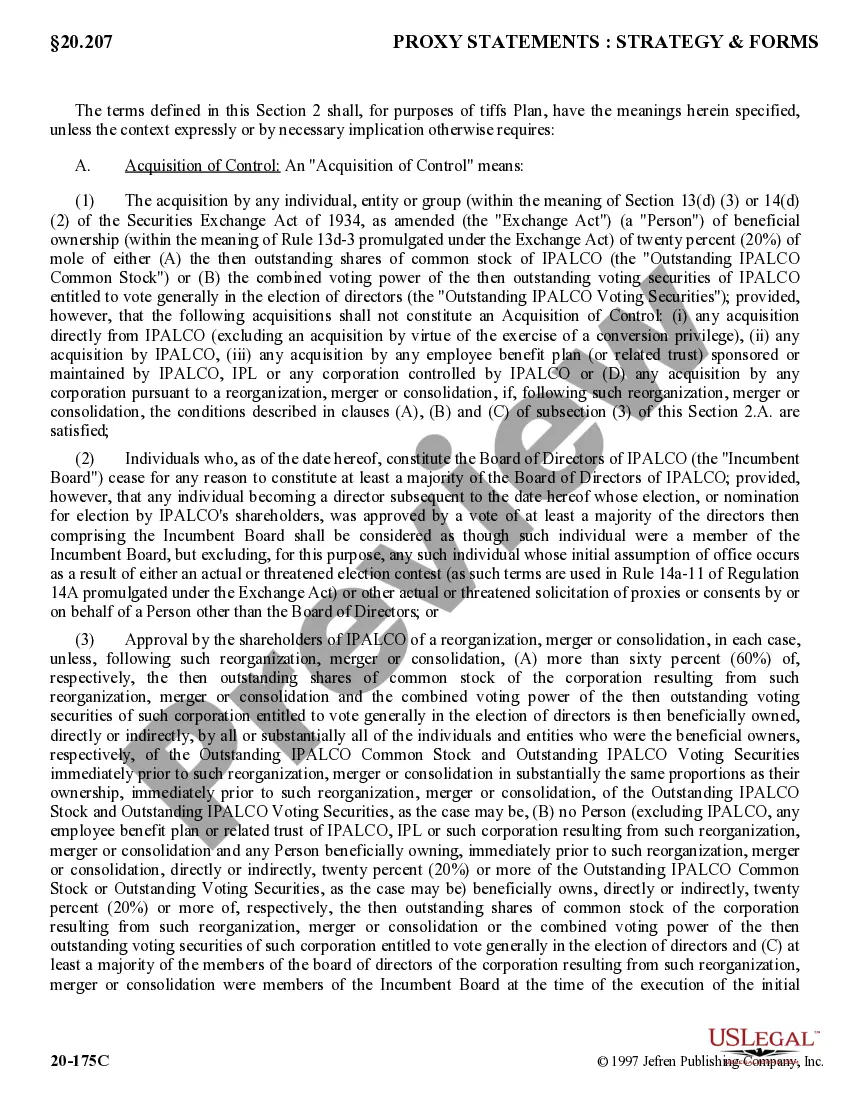 Get Long Term Performance and Restricted Stock Incentive Plan of Ipalco Enterprises, Inc. Preview Long Term Performance and Restricted Stock Incentive Plan of Ipalco Enterprises, Inc.