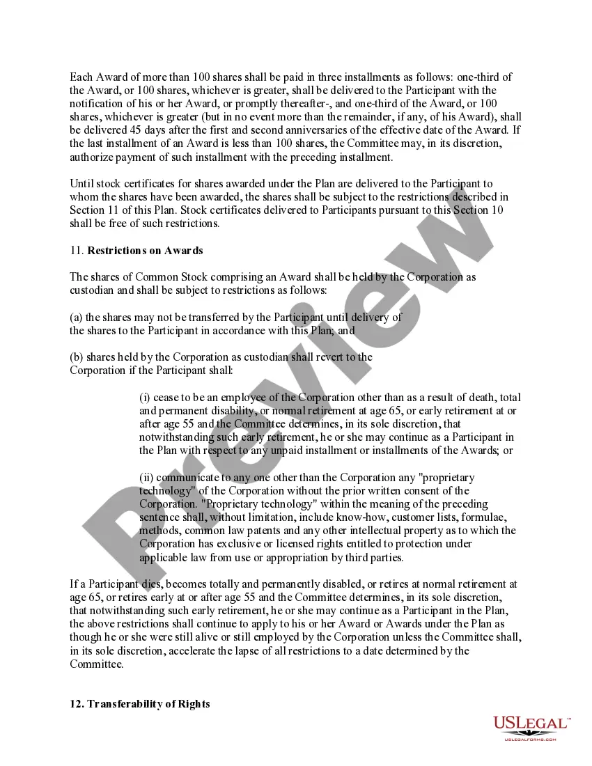 Preview Management Incentive Plan of Ex-Cell-O Corp