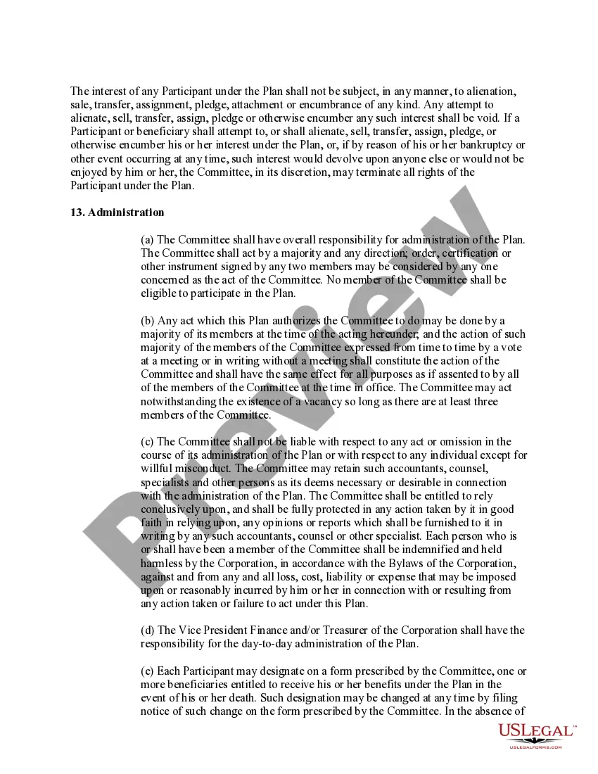 Preview Management Incentive Plan of Ex-Cell-O Corp