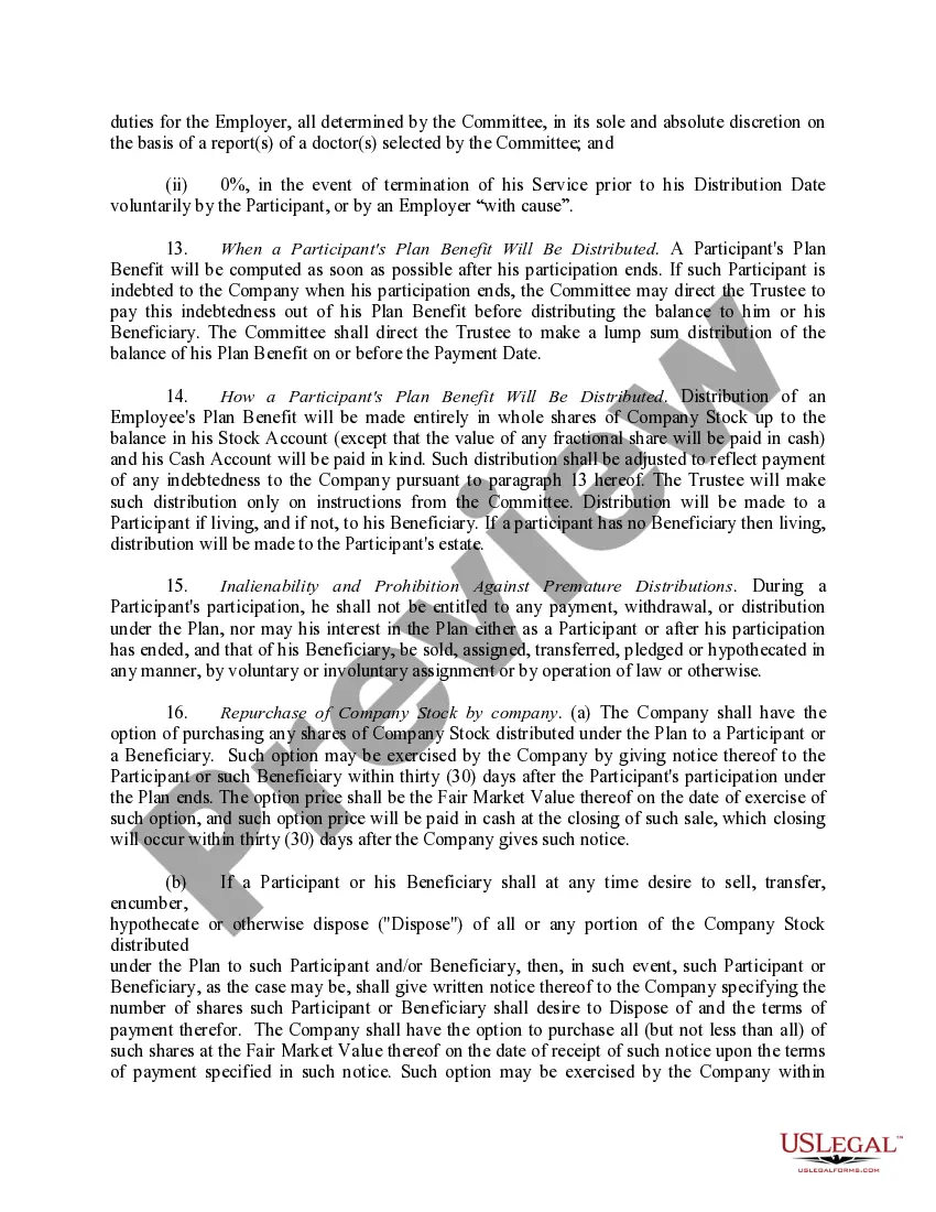 Get Executive Stock Incentive Plan of Octo Limited Preview Executive Stock Incentive Plan of Octo Limited