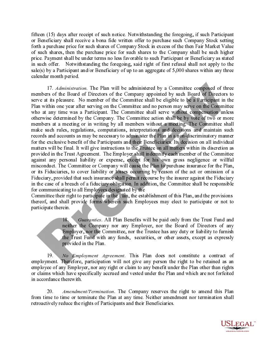 Get Executive Stock Incentive Plan of Octo Limited Preview Executive Stock Incentive Plan of Octo Limited