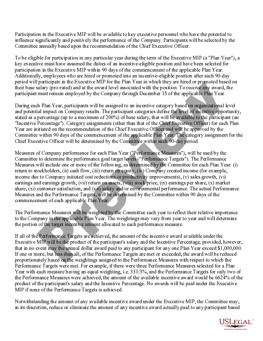 Get Proposal to approve Management Incentive Plan for The Geon Co. Preview Proposal to approve Management Incentive Plan for The Geon Co.