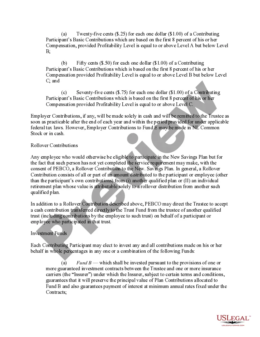 Preview Approval of savings plan for employees