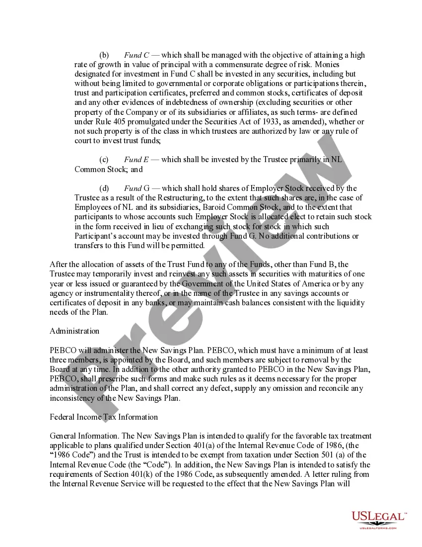 Preview Approval of savings plan for employees