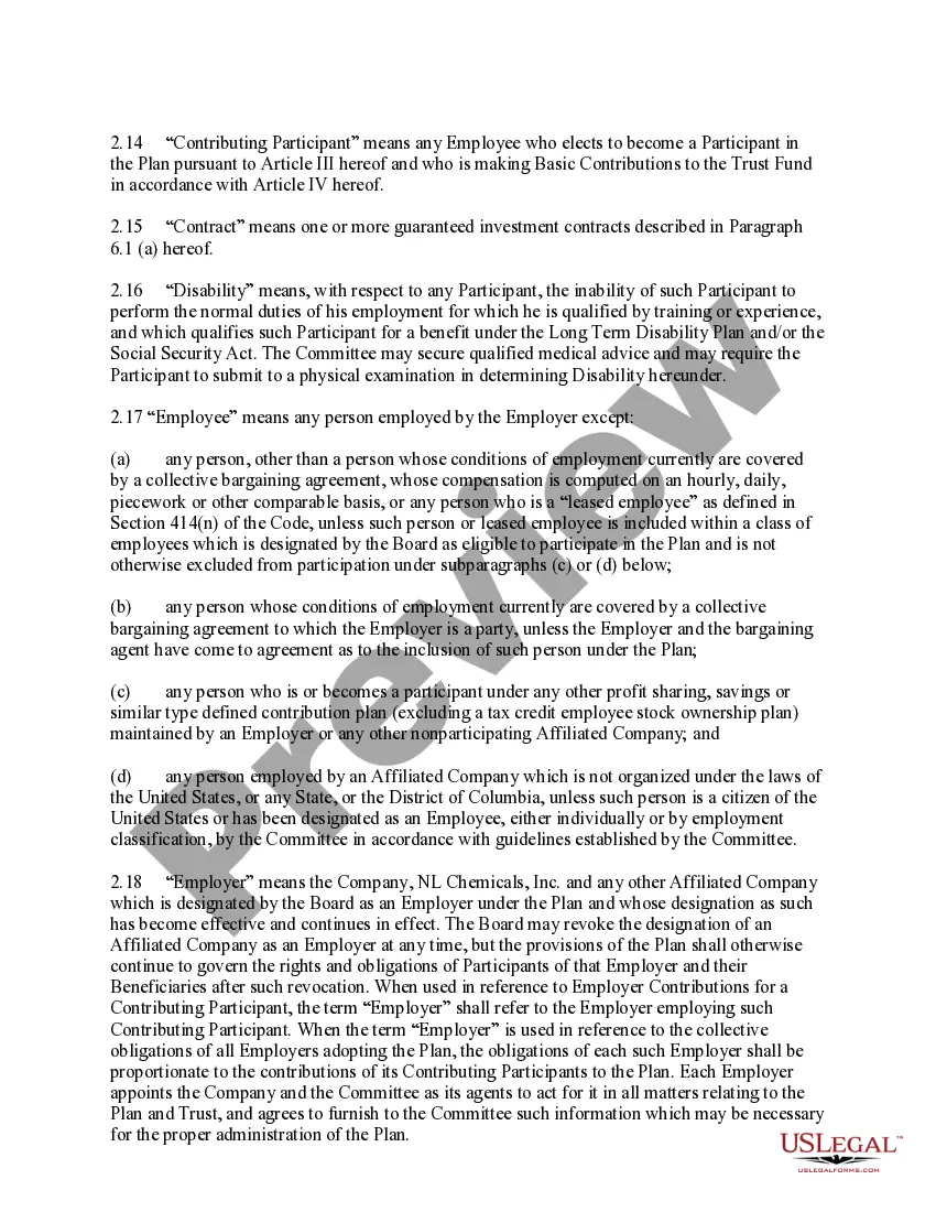 Preview Savings Plan for Employees