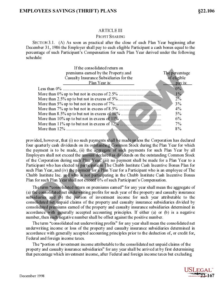 Get Profit Sharing Plan Preview Profit Sharing Plan