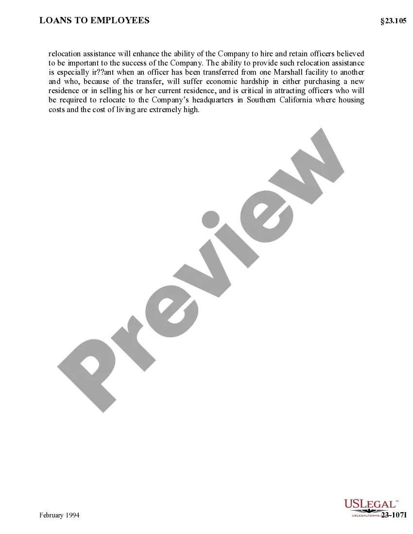 Preview Executive Officer Restricted Stock Loan Plan of Merry Land and Investment, Inc.