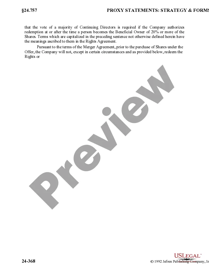 Get Offer to Purchase Preview Offer to Purchase