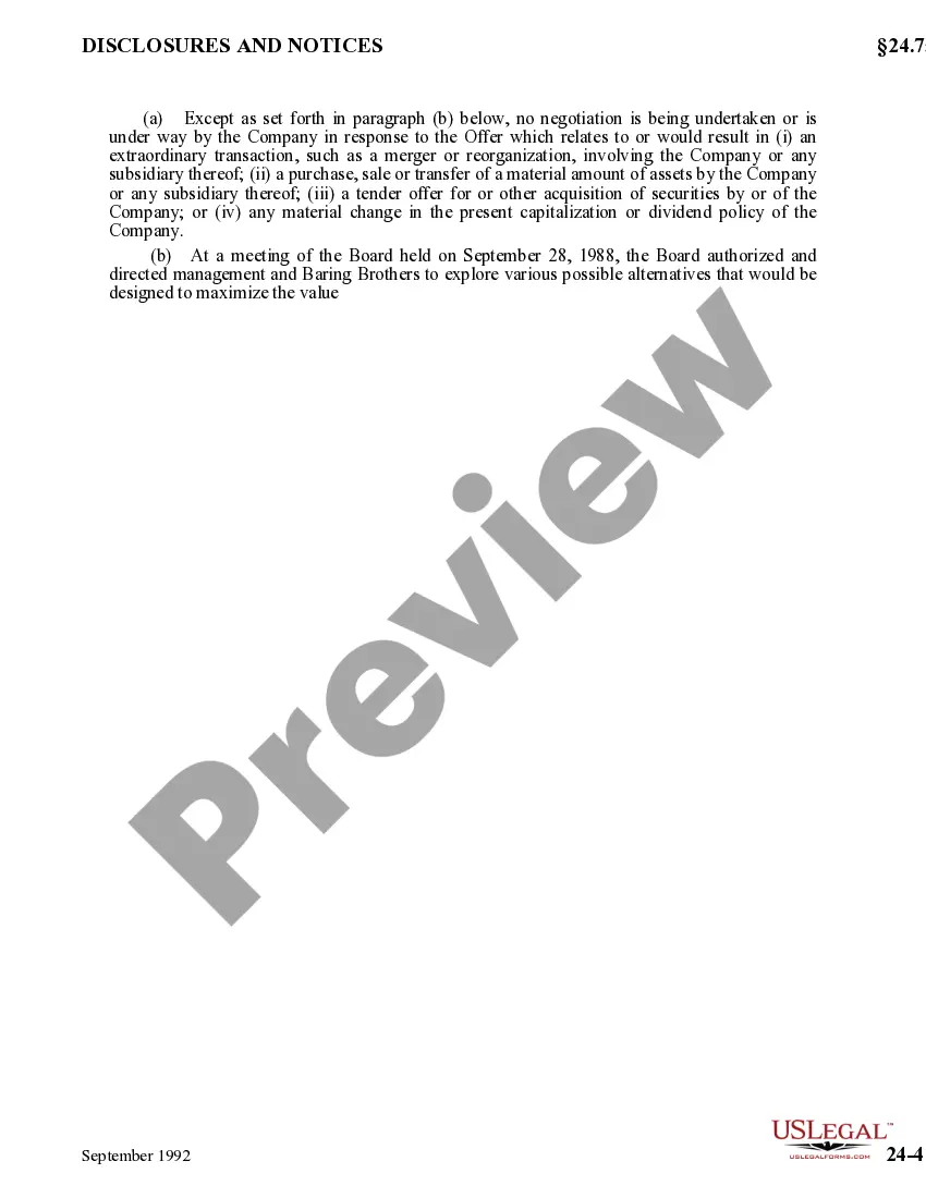 Get Schedule 14D-9 - Solicitation - Recommendation Statement Preview Schedule 14D-9 - Solicitation - Recommendation Statement