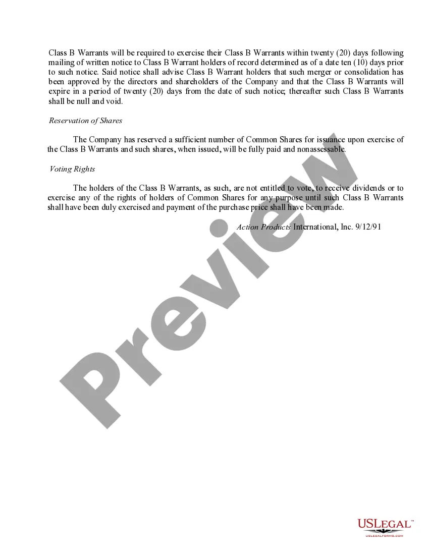 Get Private placement of Common Stock Preview Private placement of Common Stock