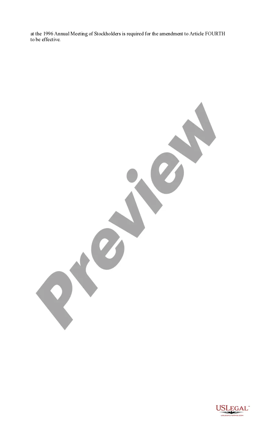 Get Proposal to amend certificate of incorporation to authorize a preferred stock Preview Proposal to amend certificate of incorporation to authorize a preferred stock