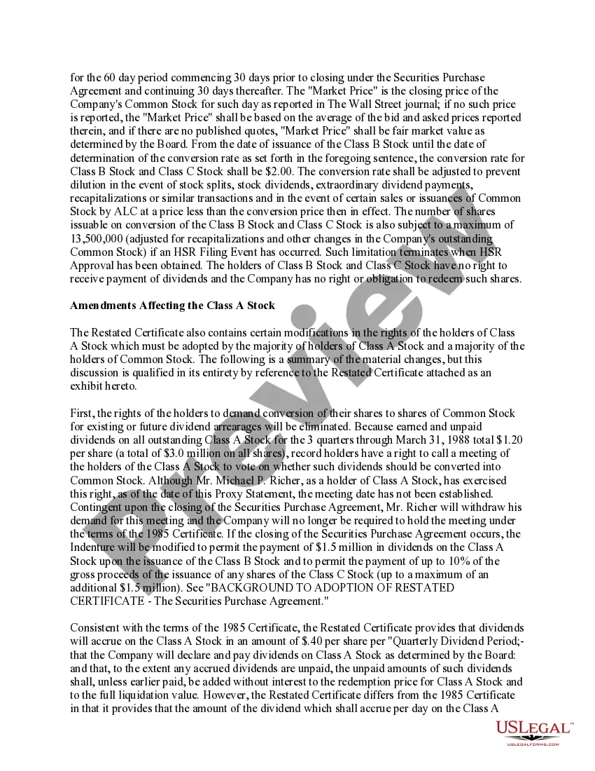 Get Proxy statement for stockholder action by written consent - ALC Communications Corporation Preview Proxy statement for stockholder action by written consent - ALC Communications Corporation