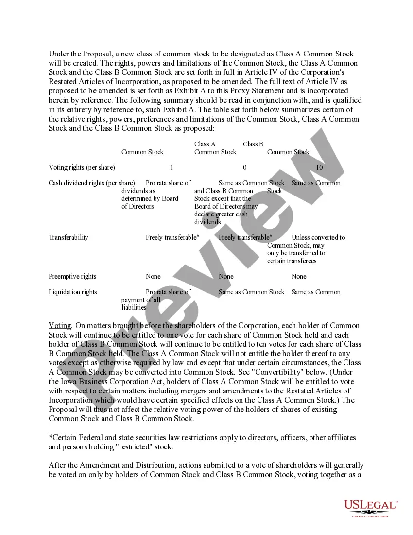 Get Approval of amendment to the corporation's restated articles of incorporation with exhibits Preview Approval of amendment to the corporation's restated articles of incorporation with exhibits