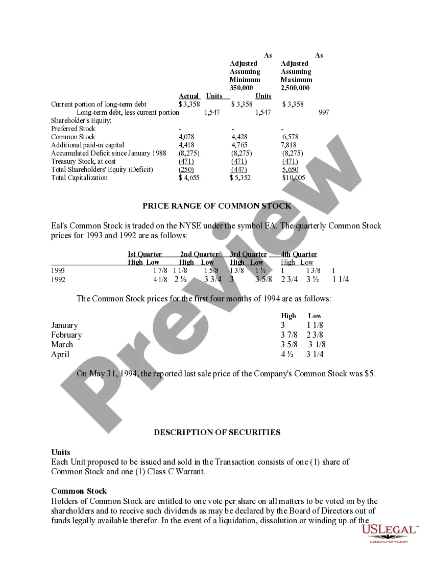 Get Proxy Statement of Electronic Associates, Inc. with appendix Preview Proxy Statement of Electronic Associates, Inc. with appendix
