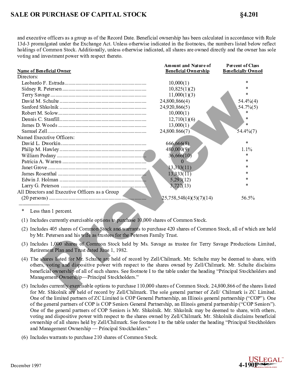 page 2 Proxy Statement of Carter Hawley Hale Stores, Inc. preview